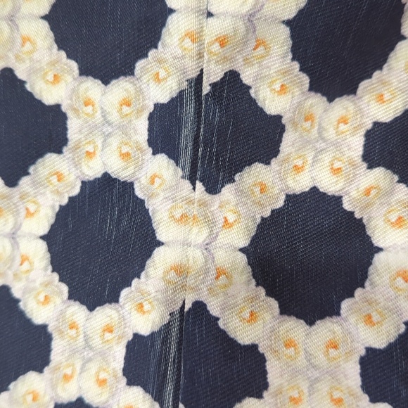 Ted Baker Blushing Rose Geo Dress with added blue panel to hem - Picture 12 of 16